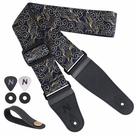 Pulseira de guitarra Nefelibata Japan em algodão estampado com acessórios