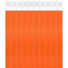 Pulseira de Identificação Laranja Fluor Pacote com 50