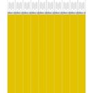 Pulseira de Identificação MED Amarela - Pacote com 50 Unidades