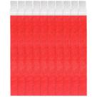 Pulseira de Identificação PCT - 50 Unidades Descartáveis Cor:Vermelho