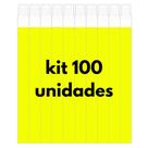 Pulseira de Identificação Sintética Cor Amarelo Balada Eventos Igreja Casamento Festa 15 anos Escolha 50, 100, 200 ou 1000 Unid. Promoção