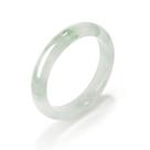 Pulseira de jade natural para mulheres, estilo chinês, polida
