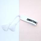 Pulseira de Letras com Borla Ajustável, Tecido Artesanal Unissex Moda Masculina e Feminina