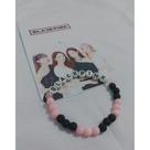 Pulseira de miçangas black pink