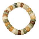 Pulseira de miçangas Bodhizi para homens e mulheres, miçangas de 8x12mm