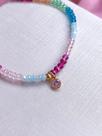 Pulseira de Miçangas Coloridas