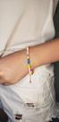 Pulseira de Missangas Coloridas Banhada em Ouro 18k
