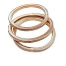 Pulseira de Molas Elásticas com 3 Unidades Disponível em Prata ou Dourado Pulseira de Molas Elásticas com 3 Unidades Disponível em Prata ou Dourado