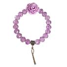 Pulseira de Nanã Buruque Cristal com Rosa Ibiri Umbanda Candomblé Pulseira de Nanã Buruque Cristal com Rosa Ibiri Umbanda Candomblé