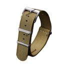 Pulseira De Nylon Canelada De 18mm 20mm 22mm Para Relógios Seiko Omega, Acessório De Pulseira