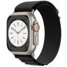 Pulseira de Nylon com Presilha para iWatch 42mm / 44mm / 45mm / 49mm - Preto