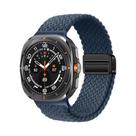 Pulseira De Nylon Magnética De 47mm Para Samsung Galaxy Watch Ultra, Pulseira Solo Loop Trançada
