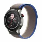 Pulseira de Nylon Nova para GTR 4 A2166 /GTR 3 /GTR 2 /GTR 47mm - Cinza com Azul