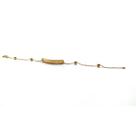 Pulseira de ouro 18k chapinha Infantil
