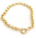 Pulseira De Ouro 18k Feminina Elo Português
