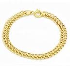 Pulseira de Ouro 18K Lacraia 19cm 9,10mm a 13,60mm Media Pulseira de Ouro 18K Lacraia 19cm 9,10mm a 13,60mm Media