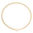 Pulseira De Ouro Elo Duplo 18k Masculina Grumet 20cm