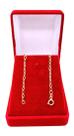 Pulseira De Ouro Feminina 18k Bailarina Losango 18cm