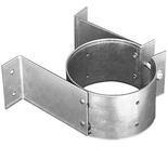 Pulseira de parede Pellet Vent DuraVent 4 em suporte de aço