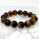 Pulseira de Pedra Natural Olho de Tigre 8 mm - CORAGEM Pulseira de Pedra Natural Olho de Tigre 8 mm - CORAGEM