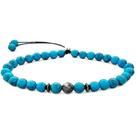 Pulseira De Pedras Masculina Azul