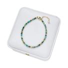 Pulseira De Pedras Naturais De 3MM Para Mulheres, Conjunto De Joias Luxuosas, Turmalina, Presente