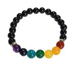Pulseira de Pedras Naturais dos 7 Chakras - Vitrine Zen