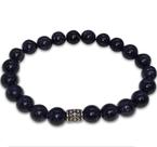 Pulseira de Pedras Naturais Estrela Azul