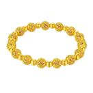 Pulseira de pérolas banhadas a ouro para mulheres Pulseira de pérolas banhadas a ouro para mulheres