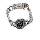 Pulseira de Prata 925 Italiana Pesada de Dragão