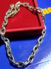 Pulseira de prata 950 Maciça 18.30 Gramas 5 mm 23 Cm Pulseira de prata 950 Maciça 18.30 Gramas 5 mm 23 Cm