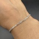 Pulseira de Prata cadeado 20cm Pulseira de Prata cadeado 20cm