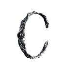 Pulseira de prata esterlina 925 gótica para homens