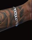 Pulseira De Prata Grumet 8mm Original 925 garantia vitalicia