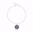Pulseira de Prata Pingente São Bento Resinado