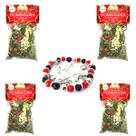 Pulseira de Proteção Espiritual Pomba Gira Atração Banho de Ervas Amor Kit