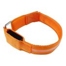 Pulseira de pulseiras com led laranja-claro