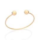 Pulseira de pulso bracelete feminina rommanel banhado ouro 3x 24k 18k e 22k esferas pontas 552168