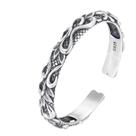Pulseira de punho em prata esterlina 925 Ocean God para homens