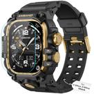 Pulseira de relógio AmBand Ultra 2/1 para Apple Watch 49 mm em ouro preto
