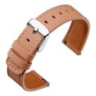 Pulseira de relógio ANNEFIT: couro genuíno, 22 mm, damasco