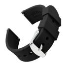 Pulseira de relógio Archer Silicone Quick Release 18 mm preta