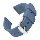 Pulseira de relógio Archer Silicone Quick Release 19 mm em aço azul
