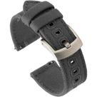Pulseira de relógio Benchmark Basics Canvas Quick Release 20 mm cinza