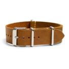 Pulseira de relógio Benchmark Basics Leather Crazy Horse 18 mm Sand