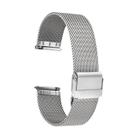Pulseira de relógio BERNY em malha de aço inoxidável de 20 mm para homens e mulheres