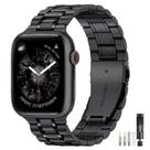 Pulseira de relógio Bestig compatível com aço inoxidável Apple de 49 mm