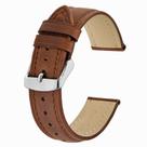 Pulseira de relógio BISONSTRAP Vintage Leather 22 mm marrom caramelo