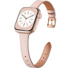 Pulseira de relógio Charlam Slim Leather 40 mm 38 mm 41 mm 42 mm 44 mm rosa