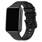 Pulseira de relógio de silicone para Huawei Fit 2 preta